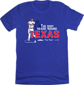 Corey Seagar Shot Heard Round Texas MLBPA Tee In The Clutch